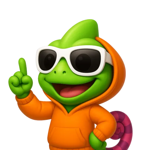 наш маскот хамелеон